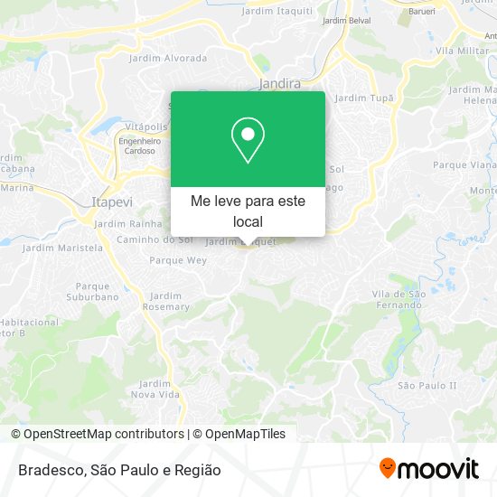 Bradesco mapa