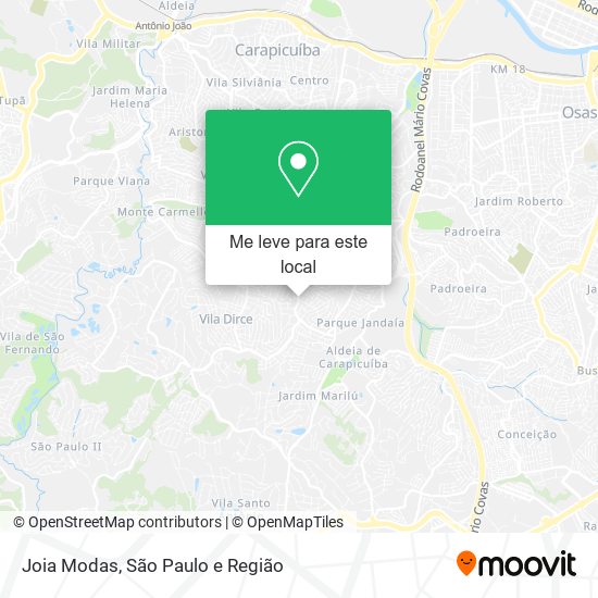 Joia Modas mapa