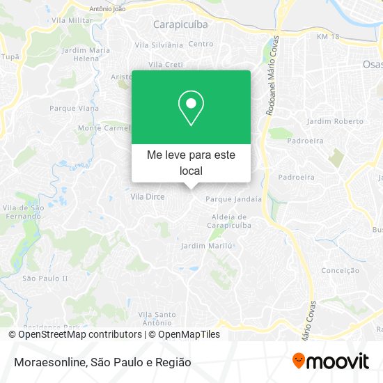 Moraesonline mapa