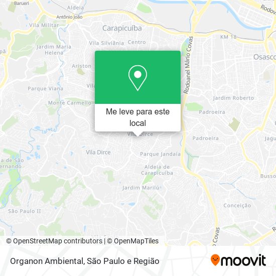 Organon Ambiental mapa
