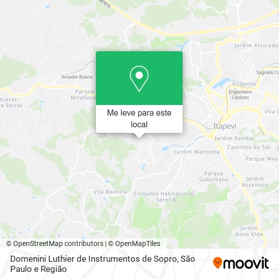 Domenini Luthier de Instrumentos de Sopro mapa