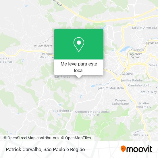 Patrick Carvalho mapa