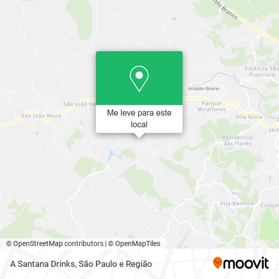 A Santana Drinks mapa