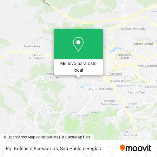 Rql Bolsas e Acessórios mapa