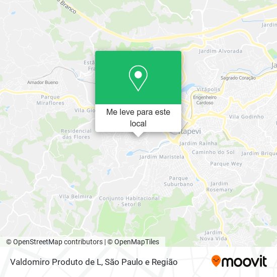 Valdomiro Produto de L mapa