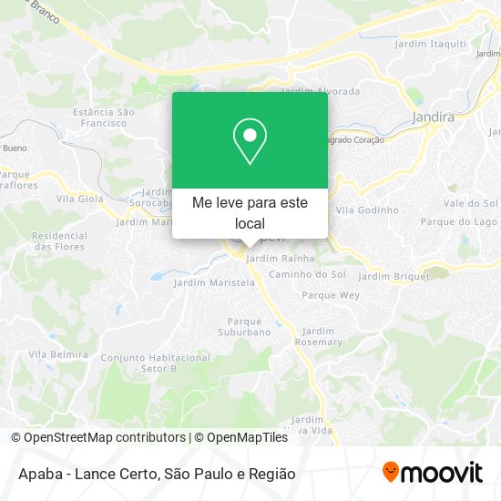 Apaba - Lance Certo mapa