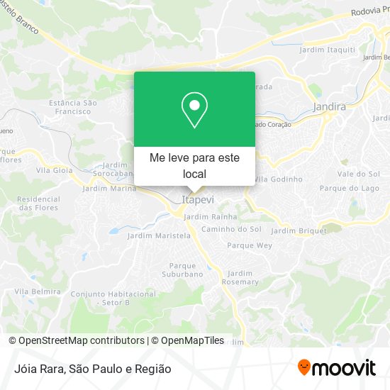 Jóia Rara mapa