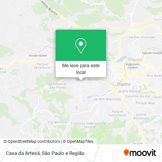 Casa da Artesã mapa