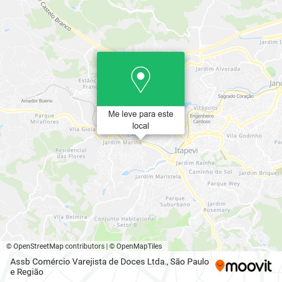 Assb Comércio Varejista de Doces Ltda. mapa
