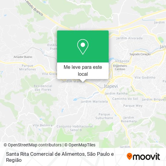 Santa Rita Comercial de Alimentos mapa
