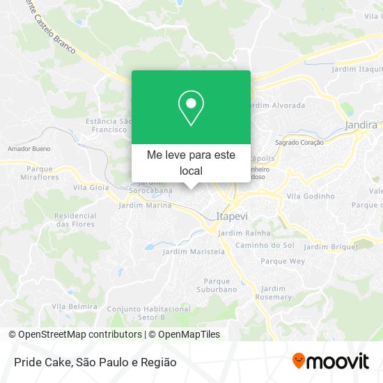 Pride Cake mapa