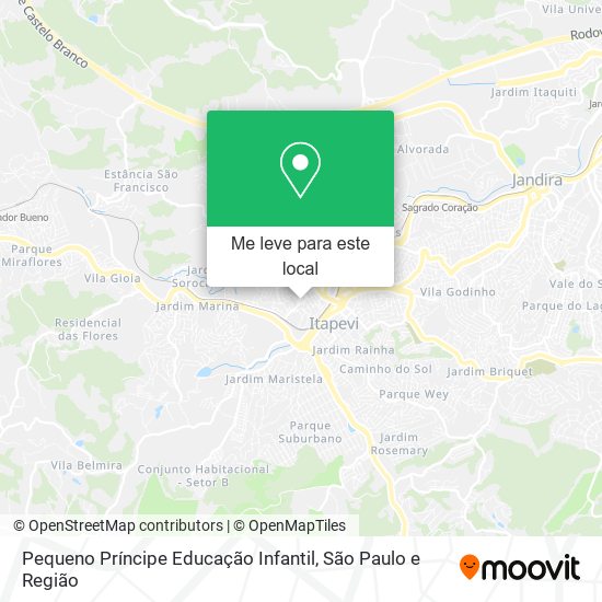 Pequeno Príncipe Educação Infantil mapa