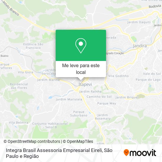 Integra Brasil Assessoria Empresarial Eireli mapa