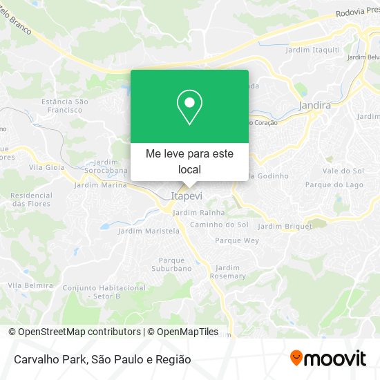 Carvalho Park mapa