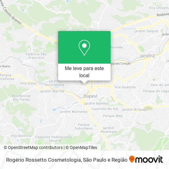 Rogério Rossetto Cosmetologia mapa
