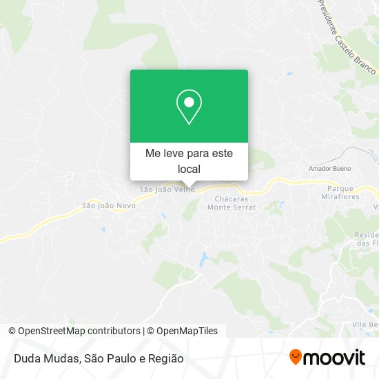 Duda Mudas mapa