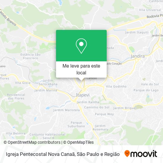 Igreja Pentecostal Nova Canaã mapa