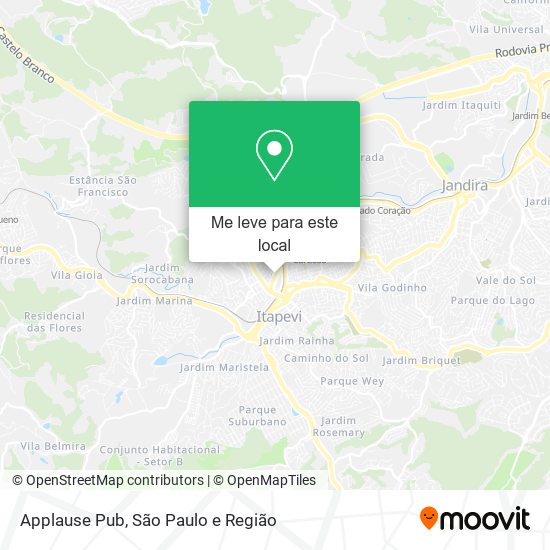Applause Pub mapa