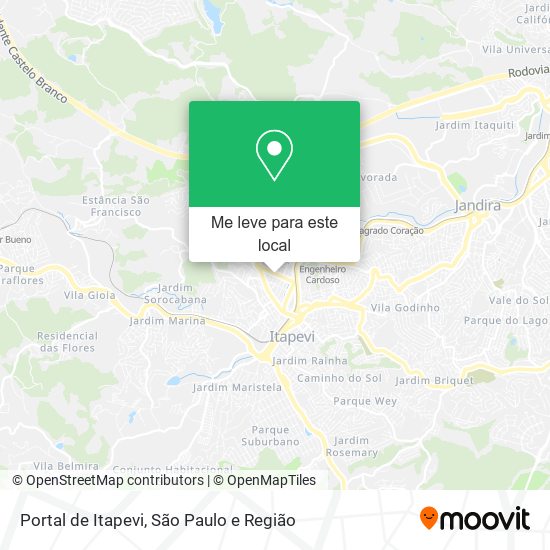 Portal de Itapevi mapa