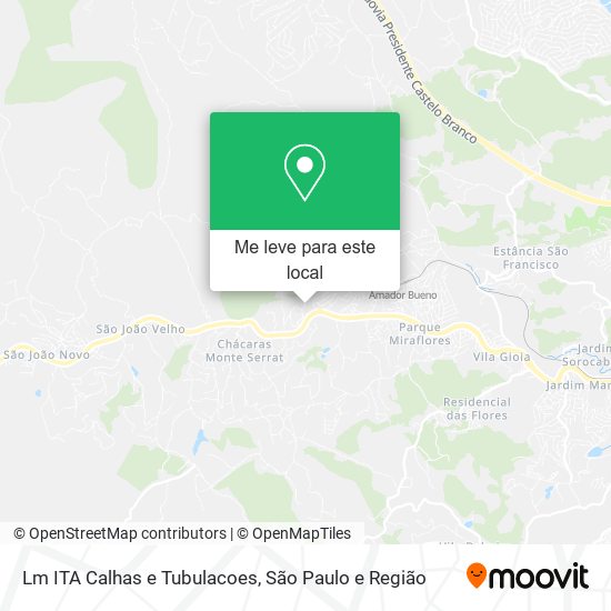 Lm ITA Calhas e Tubulacoes mapa