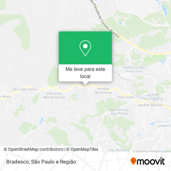 Bradesco mapa