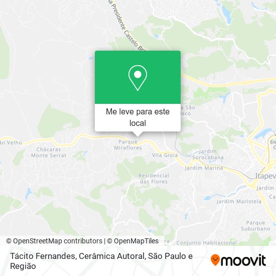 Tácito Fernandes, Cerâmica Autoral mapa