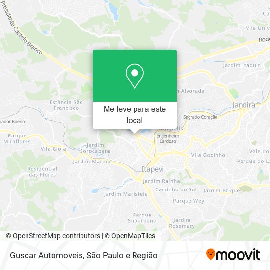 Guscar Automoveis mapa