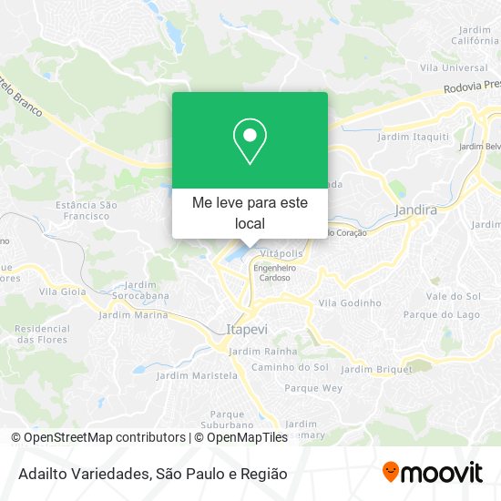 Adailto Variedades mapa