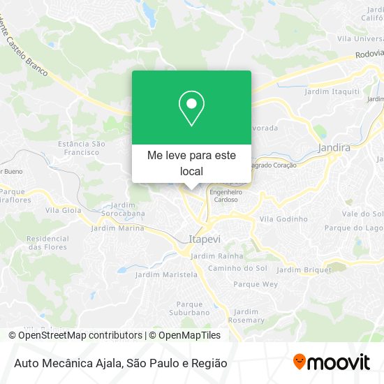 Auto Mecânica Ajala mapa