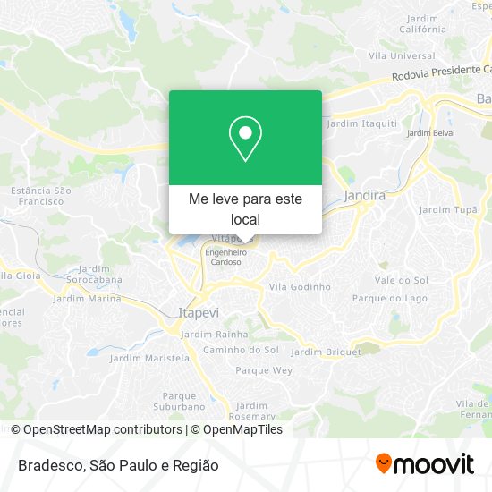 Bradesco mapa