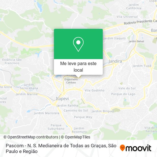 Pascom - N. S. Medianeira de Todas as Graças mapa