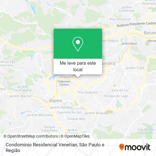 Condominio Residencial Venetian mapa