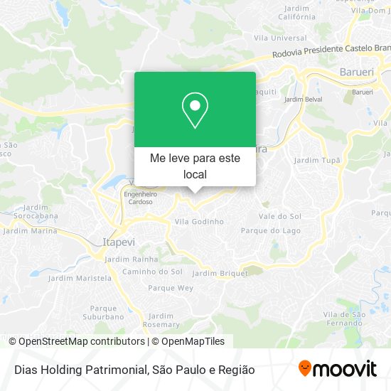 Dias Holding Patrimonial mapa