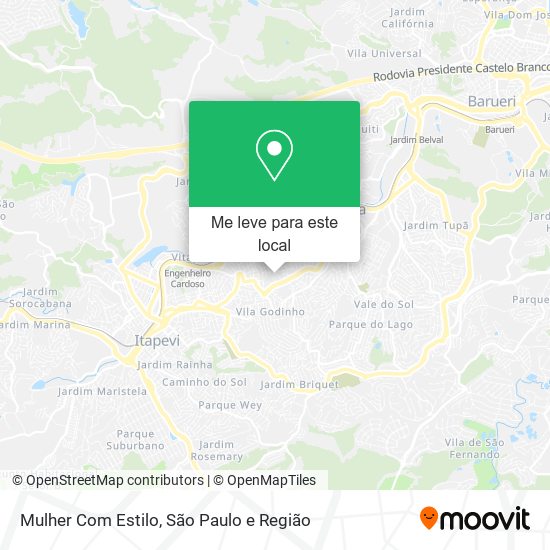 Mulher Com Estilo mapa