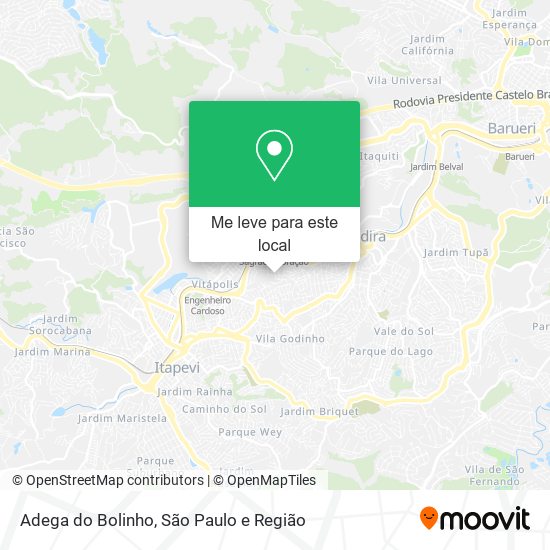 Adega do Bolinho mapa