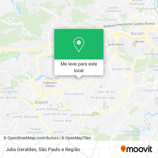 Julia Geraldes mapa