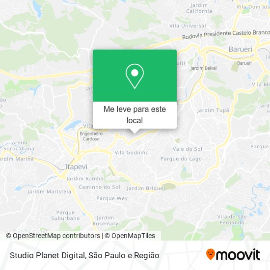 Studio Planet Digital mapa