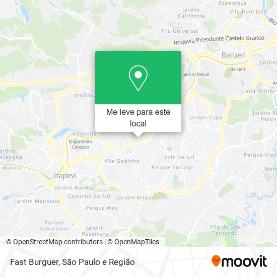Fast Burguer mapa