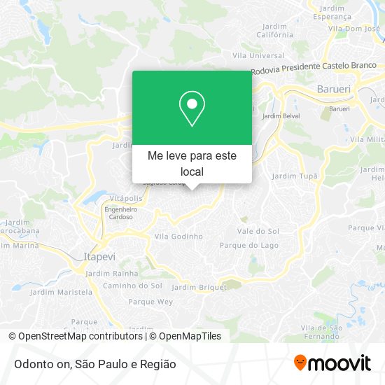 Odonto on mapa