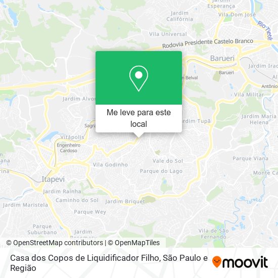 Casa dos Copos de Liquidificador Filho mapa