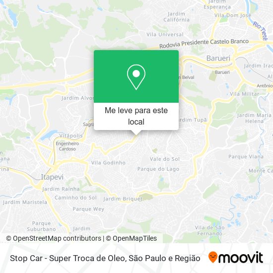 Stop Car - Super Troca de Oleo mapa