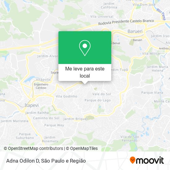 Adna Odilon D mapa