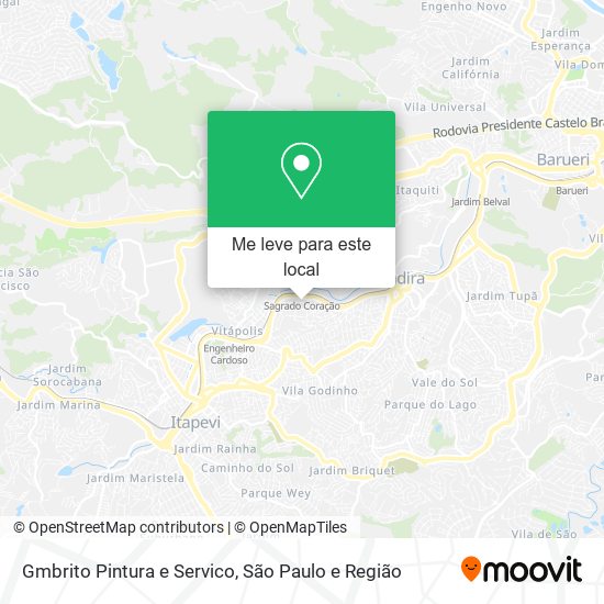 Gmbrito Pintura e Servico mapa