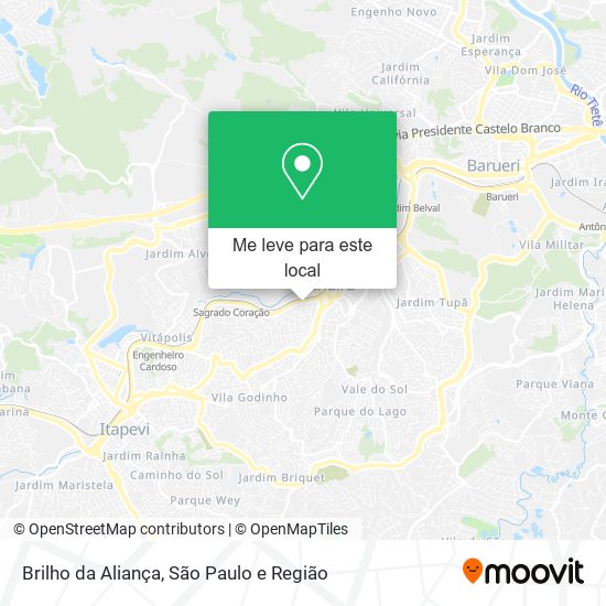 Brilho da Aliança mapa