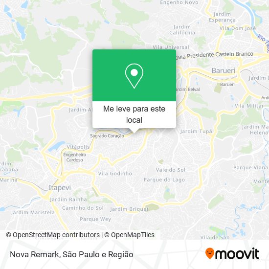 Nova Remark mapa