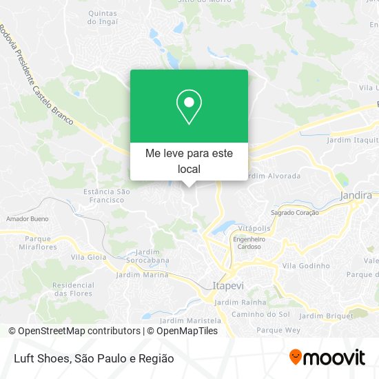 Luft Shoes mapa