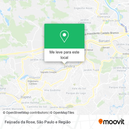 Feijoada da Rose mapa