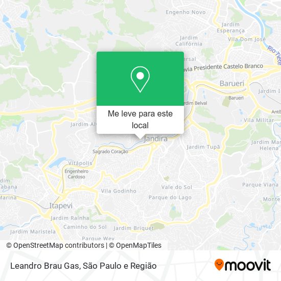Leandro Brau Gas mapa