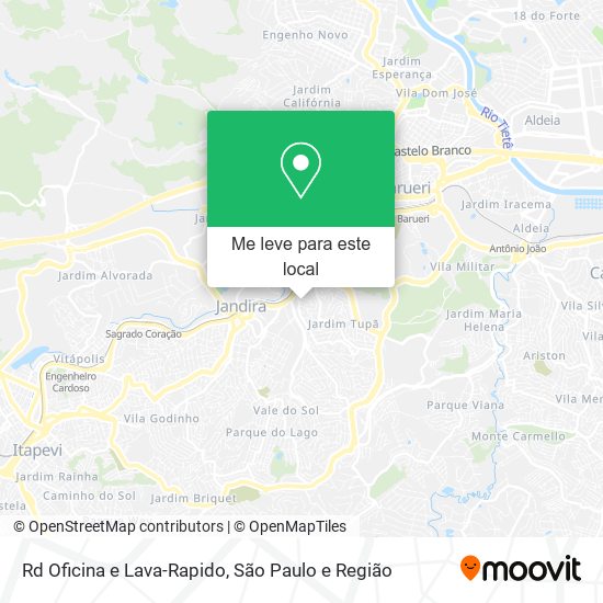 Rd Oficina e Lava-Rapido mapa