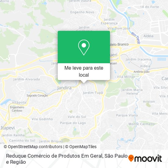 Reduque Comércio de Produtos Em Geral mapa